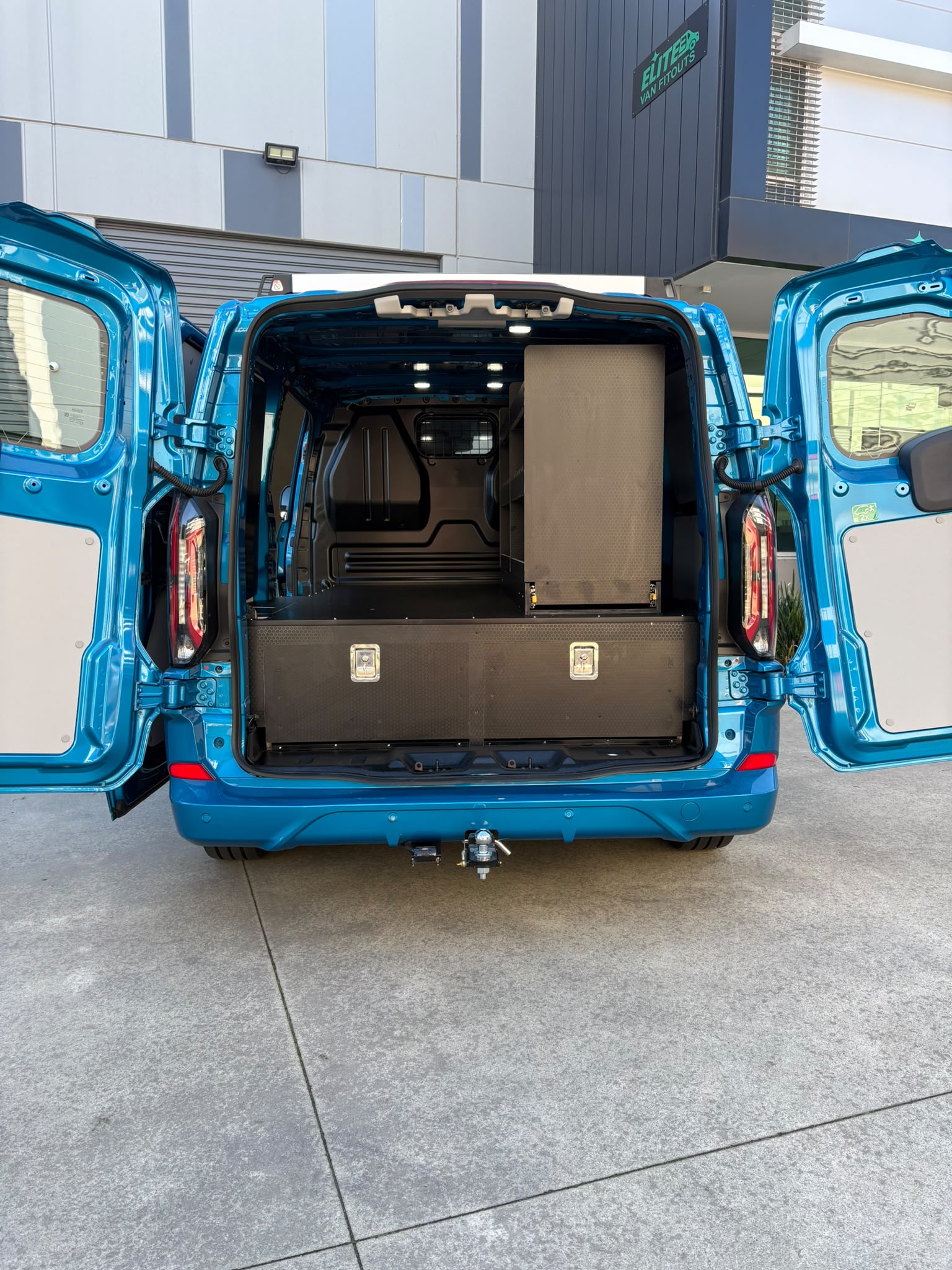 Custom van storage layout idea
